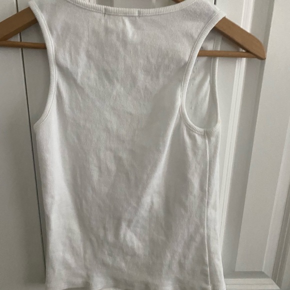 White Tank top with gems - Picture 3 of 3